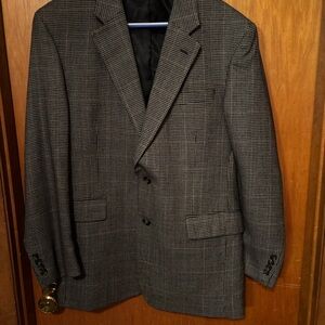 Jos. A. Bank Gray & Black Houndstooth Sport Coat